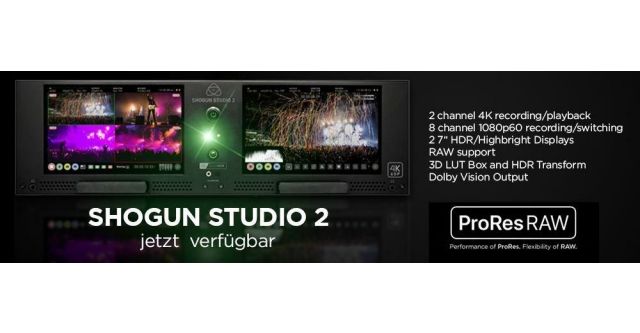 Atomos - Shogun Studio 2 verfügbar