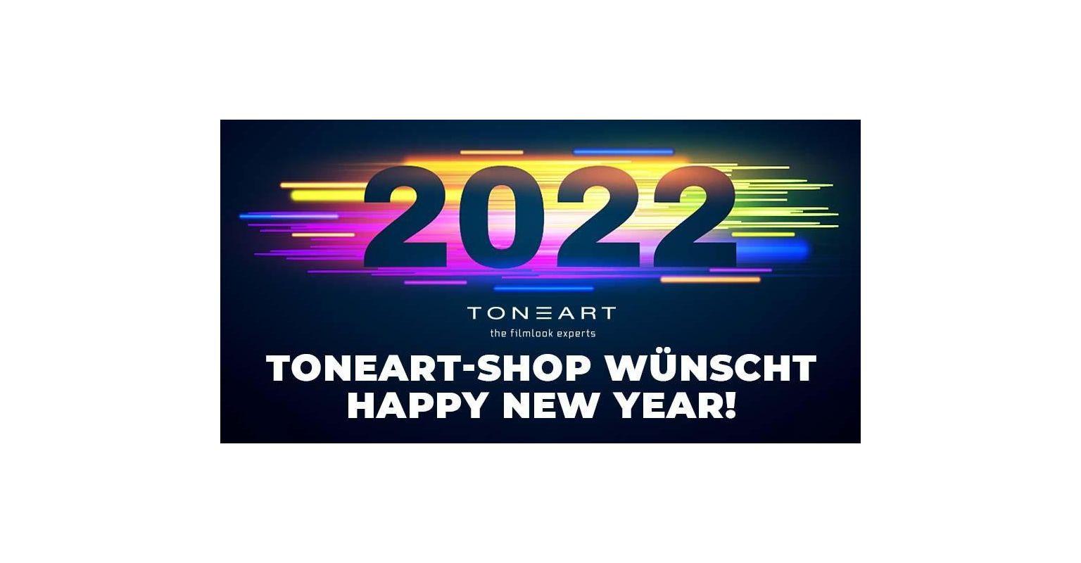 TONEART-Shop wünscht ein Frohes Neues Jahr 2022!