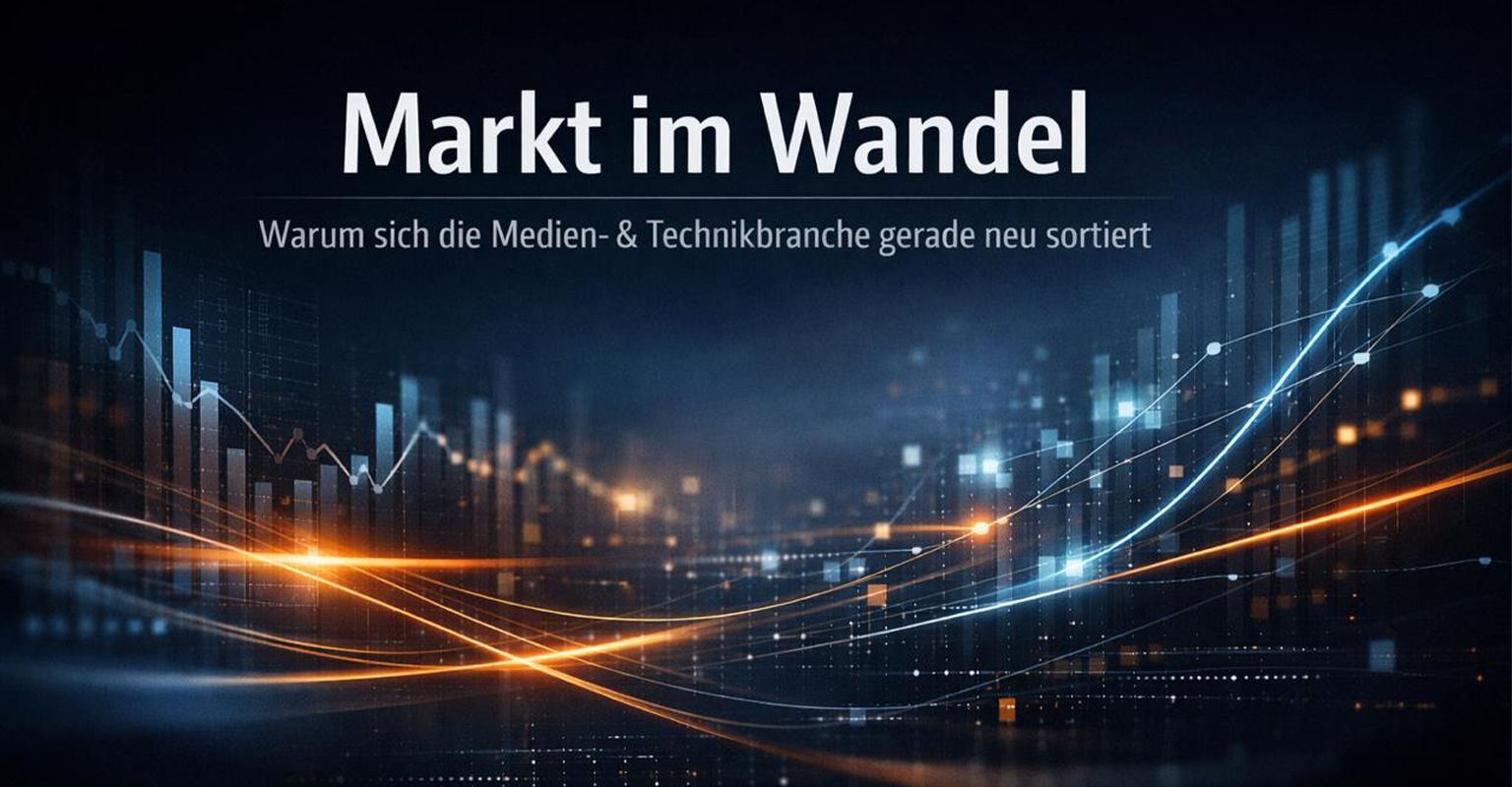 Markt im Wandel – Visualisierung des strukturellen Wandels in der Medien- und Technikbranche