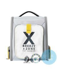 PETKIT Breezy X-Zone Katzen-Reisetasche Grau Frontansicht 