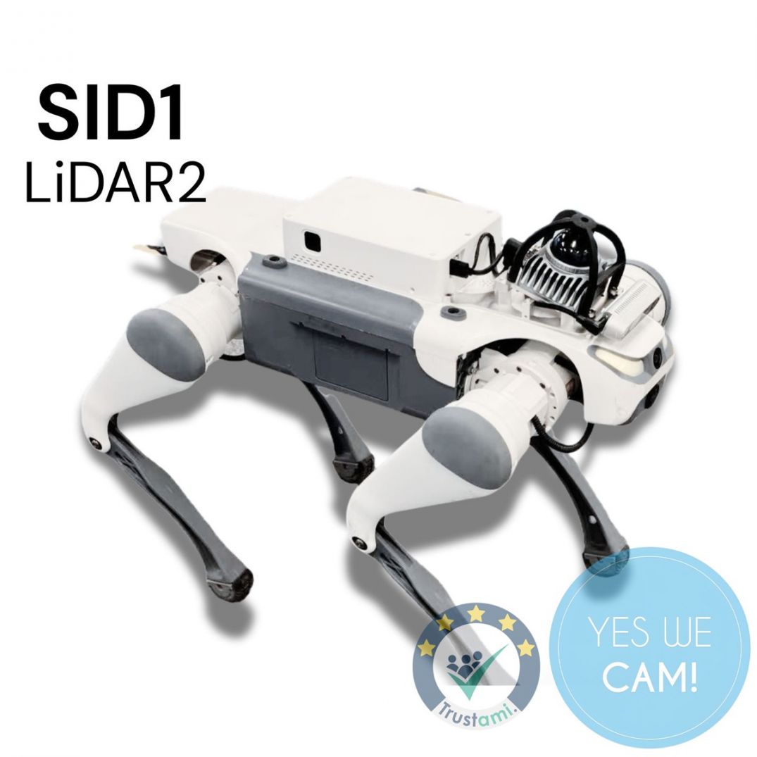 Roboterhund mit Lidar-Technologie für präzise Umwelterkennung und hohe Manövrierfähigkeit
