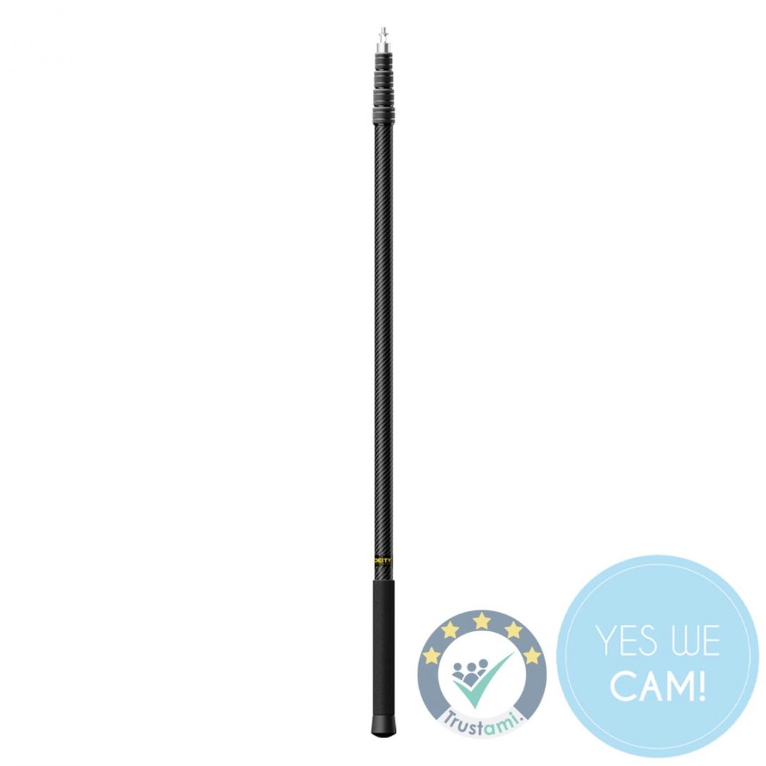Deity CineReach BP500 - 5m Boom Pole in Frontansicht mit 5m Reichweite