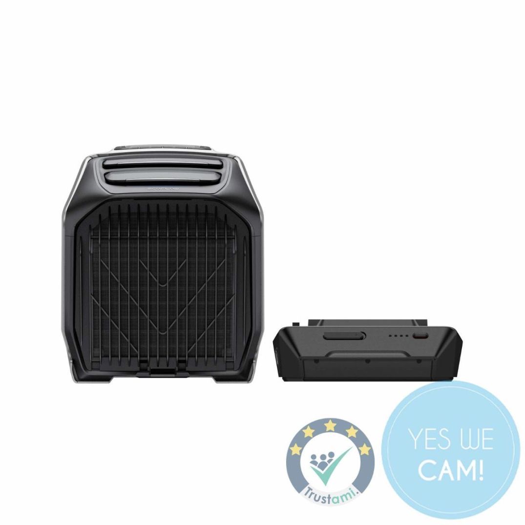 EcoFlow WAVE 3 + WAVE 3 Zusatzbatterie Klimaannlage