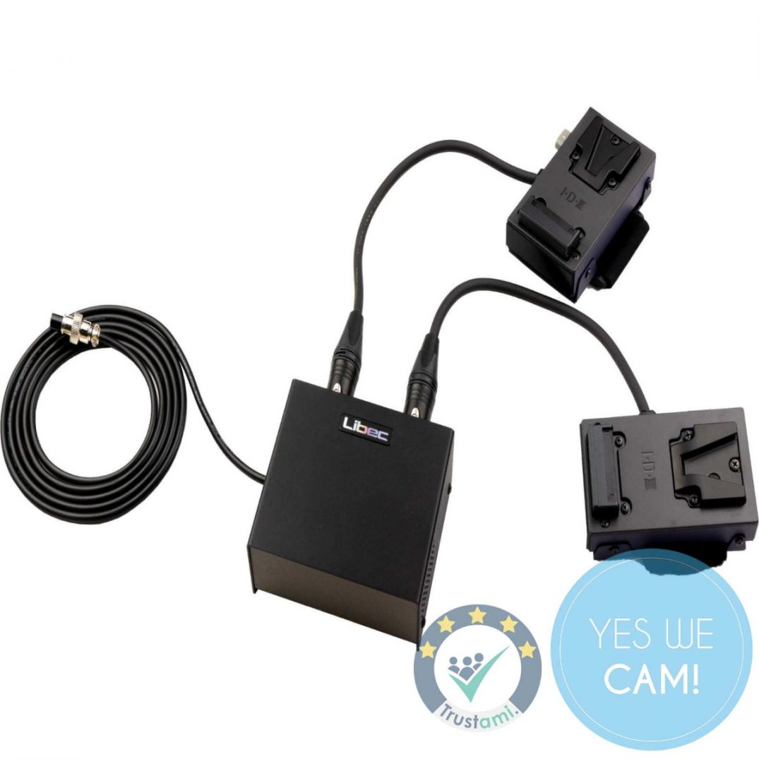 Libec VM-24V Stromadapter Set für LX-ePed PRO-Basis mit Netzteil, Kabeln und Anschlussmodulen