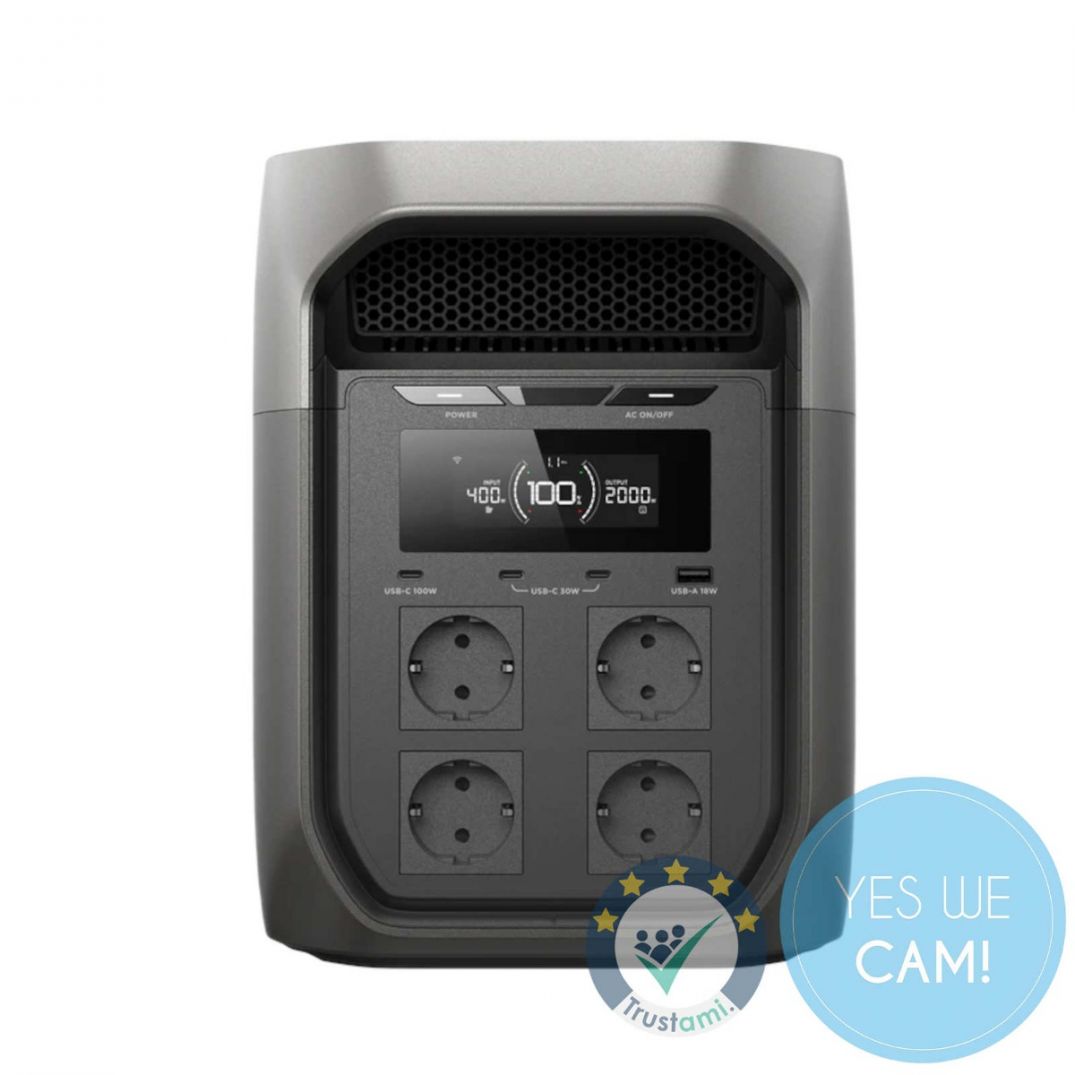 EcoFlow DELTA 3 Max mobile Powerstation im Einsatz beim Camping