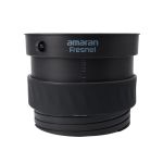 Seitenansicht des amaran Fresnel mit markierter Abstrahlwinkel-Skala von 15 bis 45 Grad