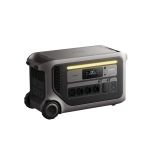 Anschlussseite der Anker SOLIX F3000 Powerstation mit AC-Steckdosen, Display und Bedienelementen