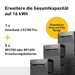 Anker SOLIX Solarbank 3 E2700 Pro mit BP2700 und BP1600 Erweiterungsakkus bis 16 kWh