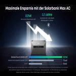 Anker SOLIX Solarbank Max AC mit Darstellung der möglichen Stromkostenersparnis und Amortisation