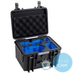 B&W Outdoor Case 2000 schwarz für DJI Mini 4 Pro Drohne mit Zubehör
