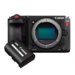 Canon EOS C50 Kamera mit Canon LP-E6P Akku aus dem Battery Bundle