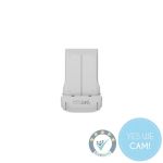 DJI Lito 1 Intelligent Flight Battery in der Rückansicht mit weißem Gehäuse und 249-g-Kennzeichnung