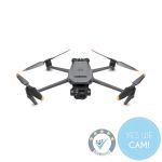 DJI Mavic 3 Thermal Advanced M3TA in ausgeklappter Frontansicht mit Wärmebild-, Weitwinkel- und Telekamera.