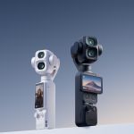 DJI Osmo Pocket 4P in Schwarz und Weiß als verfügbare Farbvarianten