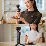 DJI Osmo Pocket 4P mit optionalem Vlog-Audio-Zubehör für Content Creator
