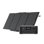 EcoFlow RIVER 3 UPS with foldable solar panel