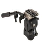 Detailaufnahme des LIBEC H25 Fluidkopfs mit Zubehörgewinden an der Basis