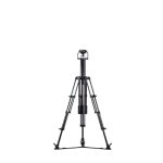 LIBEC LX-ePed 2 Studio elektrisches Kamera-Pedestal Frontansicht mit ausgefahrenen Stativbeinen