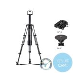 LIBEC LX-ePed 2 Studio elektrisches Kamera-Pedestal mit AP-X Schnellwechselplatte und BL-F Nivellieradapter