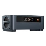 OSCAL BP2400 PRO Batterieerweiterung in seitlicher Frontansicht