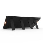 Rückansicht des Oscal PM400 Solarpanels mit integrierten Standfüßen zur optimalen Ausrichtung zur Sonne