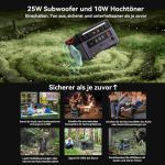 Oscal PowerMax 2400 Power Station drahtloses Laden