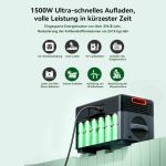 Oscal PowerMax 2400 Power Station schnelle Ladezeit