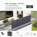 Oscal PowerMax 2400 Pro im Einsatz mit Balkon-Solaranlage für On-Grid- und Off-Grid-Anwendungen