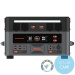 OSCAL PowerMax 2400 SE Powerstation in der Frontansicht mit Display, AC-Steckdosen, USB- und DC-Anschlüssen