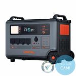 Oscal PowerMax 3600SE tragbare Powerstation mit 3600 Wh Kapazität und 3600 W Ausgangsleistung in der Frontansicht
