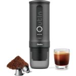 OutIn Nano Space Grey Portable Coffee Machine mit Espresso, Kaffeekapseln