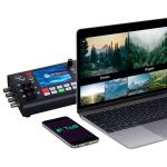 RGBlink mini ISO Rückseite mit allen Video-, Audio- und USB-Anschlüssen übersichtlich dargestellt
