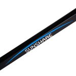 Sunshare Schriftzug als Detailaufnahme auf schwarzer Strebe der Cement Bracket Halterung