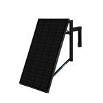 Sunshare Ray Cement Bracket mit montiertem Solarmodul in aufrechter Frontansicht für Balkonmontage