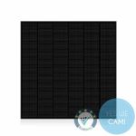 Sunshare Ray Solarmodul 285W Komplett Schwarz in der Vorderansicht mit schwarzem Rahmen und Full-Black-Zellfläche vor hellem Hintergrund