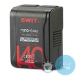 SWIT MINO-S140 140Wh Pocket V-mount Battery Pack kleine batterie Frontansicht