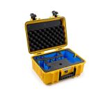 Innenansicht des B&W Typ 4000 Drohnenkoffers mit passgenauem Schaumstoffeinsatz
