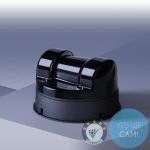 Unitree 4D LiDAR L2 Frontansicht für autonome Robotik und Echtzeit-Mapping