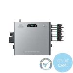 Zendure SolarFlow 2400 Pro Balkonkraftwerk Speicher Frontansicht mit Statusanzeige und MC4 Anschlüssen