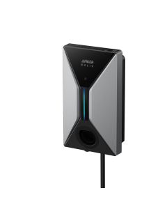 Anker V1 Smart EV Charger 7,4 kW Kabelversion mit zentraler LED-Leiste in der Frontansicht.