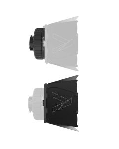 Kompaktes Fresnel Kit mit Bowens-Mount für gezielte Lichtverteilung und Verstärkung
