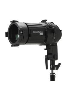 Flexibles Spotlight Mini Kit mit 19°-Linse und Gobos für professionelle Lichtsteuerung