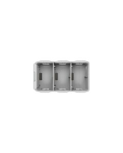 DJI Lito 1 Two-Way Charging Hub in der Oberansicht mit drei Akkuschächten 