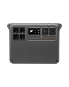 DJI Power 2000 EU von vorne mit Anschlüssen