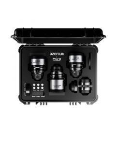 DZOFILM Pavo 2x Anamorphic 3-Lens Kit 32/55/100mm T2.1/T2.4 für PL/EF Mount S35 metric - Blue Coating Objektive