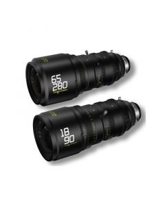 DZOFILM Tango 2-Lens Kit 18-90mm T2.9/65-280mm T2.9-4 for PL&EF Mount S35 imperial w/o servo Cinema Zoom