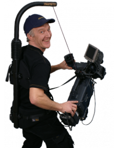 Easyrig 3 mit Gimbal-Weste über beide Schultern