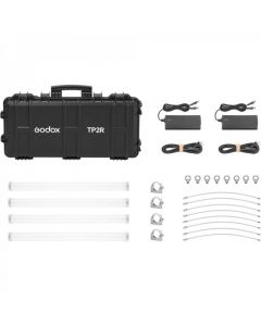 Godox Knowled TP2R-K4 Kit - 4x TP2R + Zubehör Röhrenleuchte