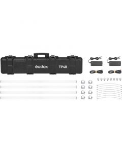 Godox Knowled TP4R-K4 Kit - 4x TP4R + Zubehör Röhrenlicht