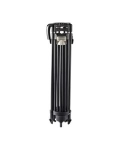 LIBEC QL-40B Quick Lock Tripod vollständig ausgefahren mit Mittelspinne in Frontalansicht